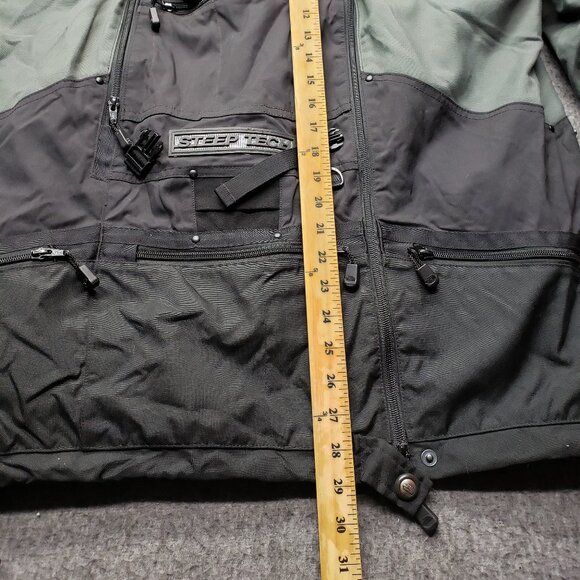 Vtg 1991 The North Face Steep Tech Scot Schmidt Jacket Aztec Gray Men Sz XL Rare - Picture 6 of 10